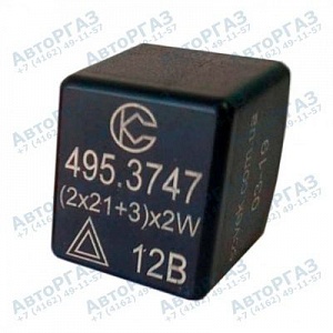 Реле указателей поворота Волга, Газель, УАЗ Патриот (12V, 3 контакта), арт. .495.3747.000
